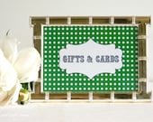 Reception Print - Cards & Gifts  //  Wedding Cards Sign