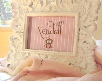 Printable Sign - CHILD'S NAME & Choose a CHARACTER
