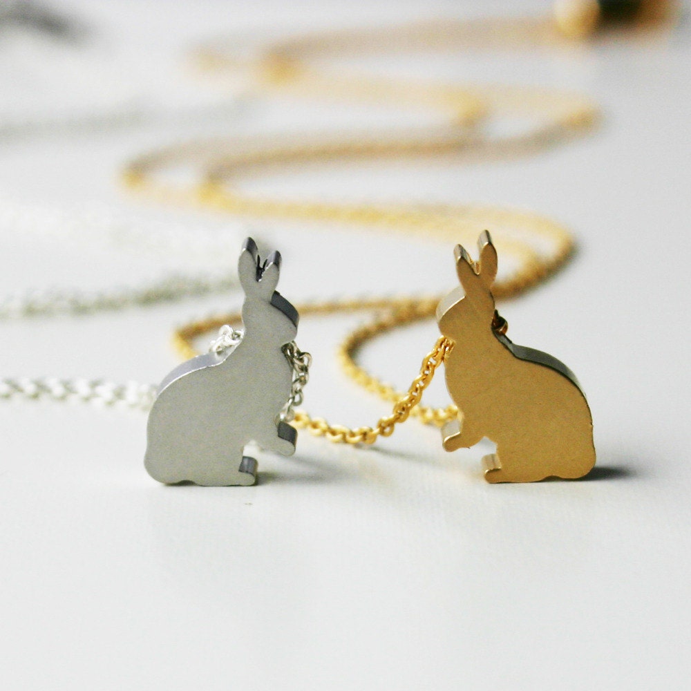Mini Bunny Necklace - Gold - Pre- Order will be shipped out April 4