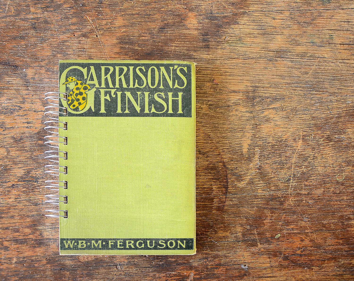 Vintage Book Journal .. Garrison's Finish