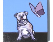Animal Acrylic Portrait Painting on Canvas