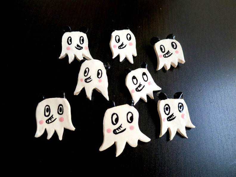 Box-kun Ceramic Hand made pin
