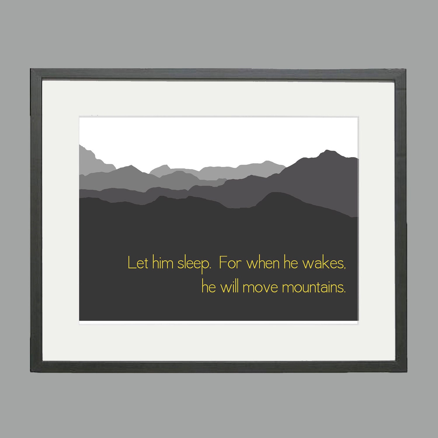 Let Him Sleep Print - 5 x 7