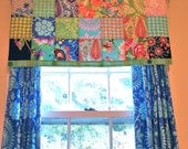 Window Valance Amy Butler Love Fabric Colorful Patchwork
