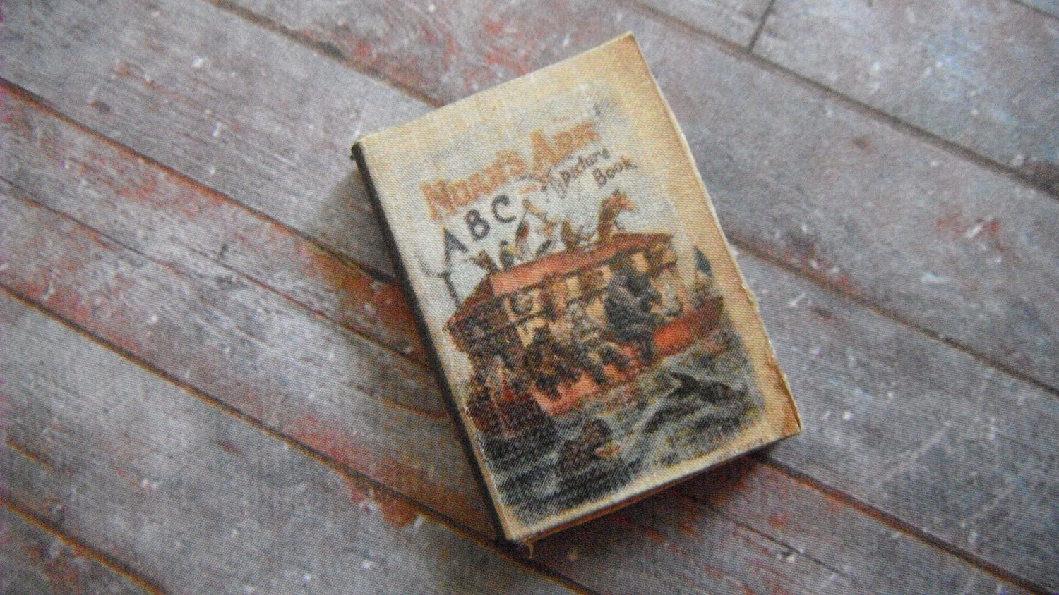 Miniature Noah's Ark Alphabet Book