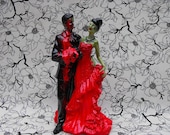 Zombie Wedding Cake topper - 7 inches