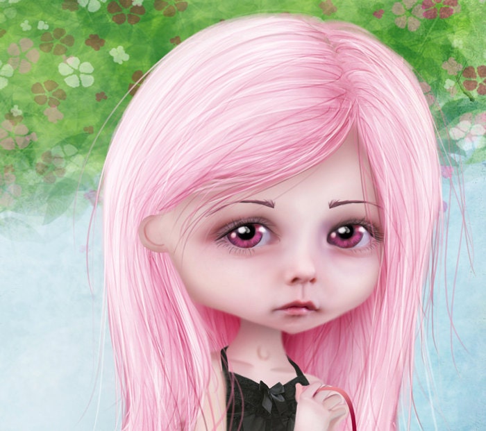 Fine Art Print Small Sized 5x7 "Stay" Premium Giclee Hahnemuhle Made from Original Artwork by Jessica Grundy