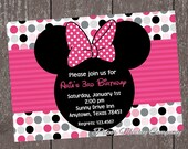 Minnie Mouse Birthday Invitations Il_170x135