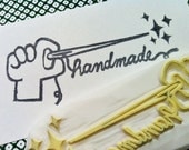 sewing hand carved rubber stamp - handmade rubber stamp - hand carved stamp - for sewing lovers