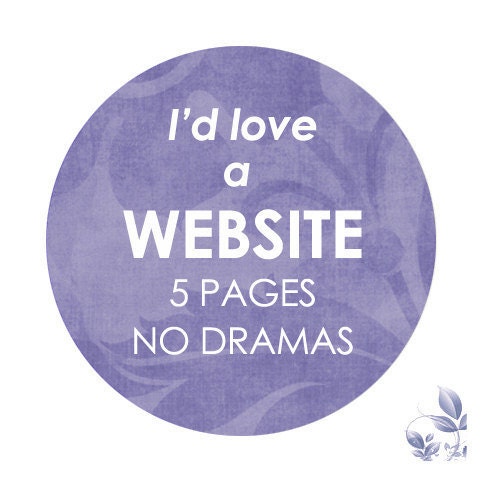 Custom Website - five pages - Web Design by an Industry Professional - one of a kind page design for the internet