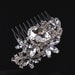Bridal Haircomb, Wedding Head Piece, Rhinestone Haircomb, Wedding Hair Accessory, Crystal Brooch Style Comb