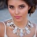 SALE- Doloris Petunia One of a Kind Necklace (Cali Lily Necklace with Swarovski Crystals)