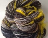 Pussy Willow - Handspun yarn, natural novelty yarn