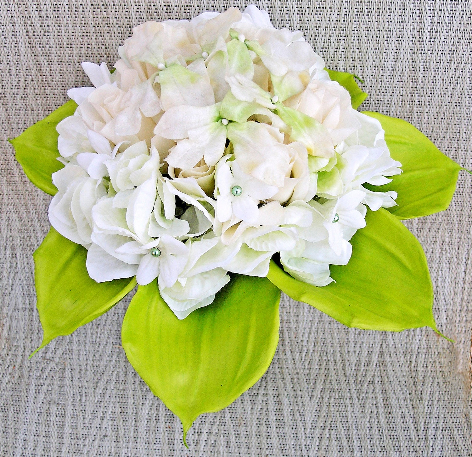 Calla Lily Bridal Bouquet, Chartreuse Green Wedding Flowers