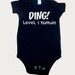 Geeky Baby Onesie DING Level 1 human