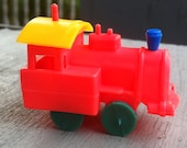 1978-1982 Plastic Construction  Equipment Toy TRAIN
