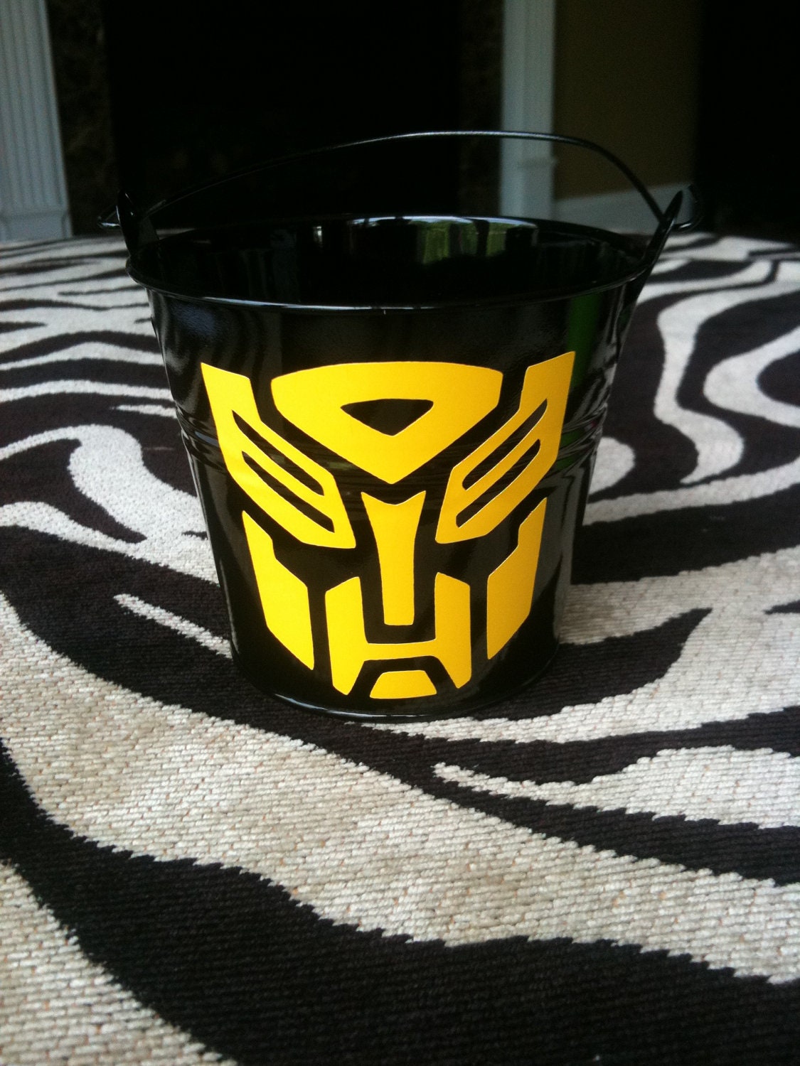Transformer Party Favor- Children's Party Favor Buckets/ Treat Bag with Your Choice of Logo, Style 1