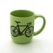 Personalized Mug Bike Mug Green