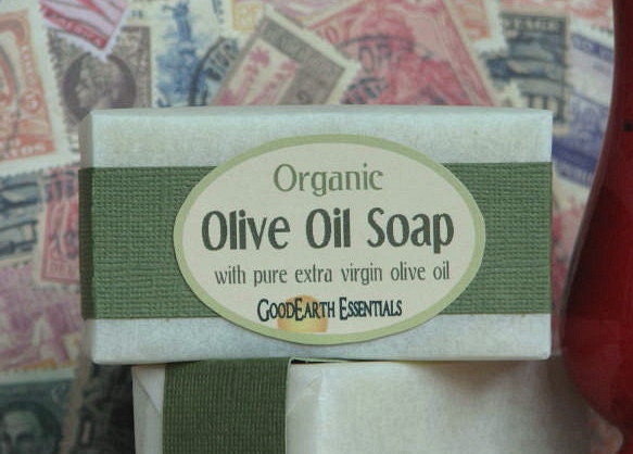 Organic Olive Oil Soap, UNSCENTED, rich creamy lather perfect for Baby or others with sensitive skin