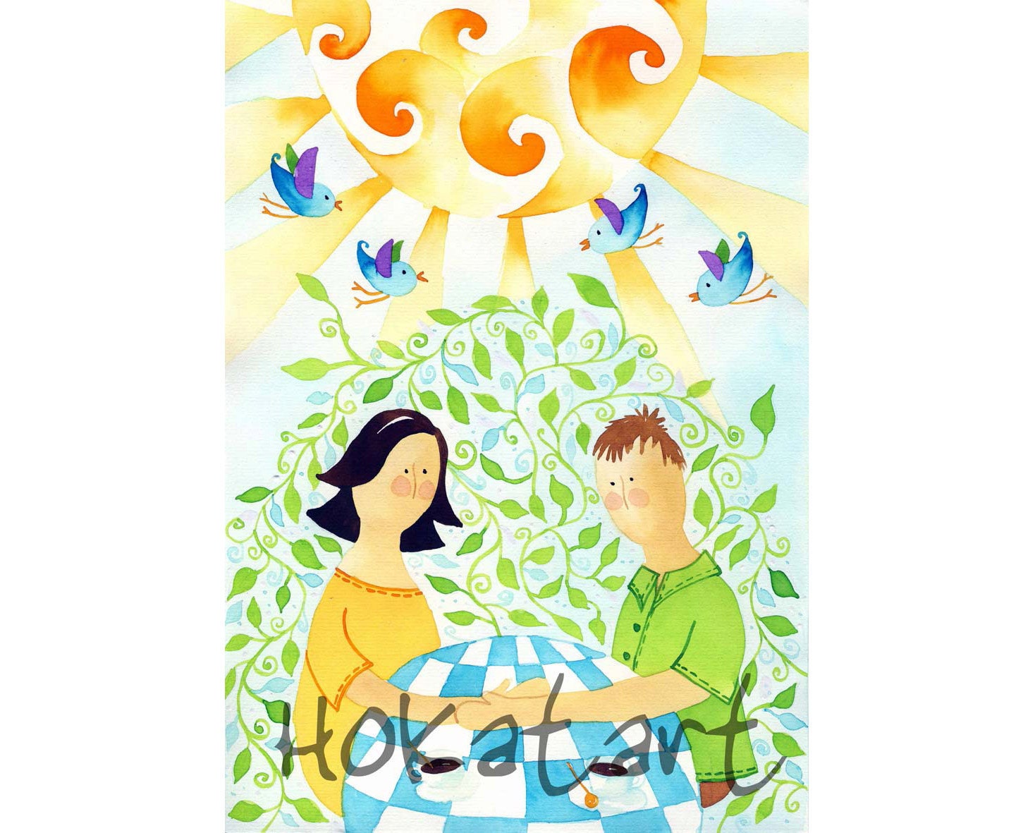 Custom couple illustration custom portrait couple personalized custom  illustration Family portrait  for weddings birthdays anniversaries