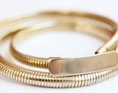 Gold Bar Coil Belt - S