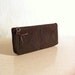 Vintage 1940s Brown Cord Clutch Purse