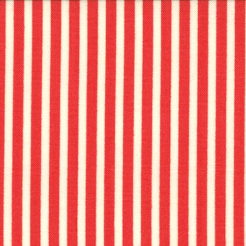 Stripes in Raspberry by Bonnie and Camille for Moda Fabrics, 1 yard listing