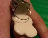 Paint Spill adjustable ring - repurposed