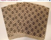 CIJ-JULY 4TH Sale 100 Count Damask Print 5x7 Paper Gift Bags/Sleeves-Great For Gift Wrapping