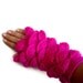 Fuchsia color yarn Fingerless Gloves new collection