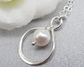 Infinity Necklace Sterling Silver Ideal For Bridesmaids Gifts, Brides, Maid Of Honor Or Mother Of The Bride