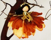Autumn Princess Ornament, Princess Christmas, Fairy Princess Doll, Princess Ornament, Princess Gift,  Autumn Colors, Princess Decoration
