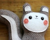 Bon Bon - The Blushing Woodland Squirrel Plush - Made to order by sleepyking