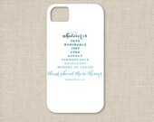 iPhone Case / 4 or 5 / Ombre Bible Verse