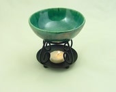 Aromatherapy RAKU Essential Oil Diffuser Handmade Ceramic Pottery