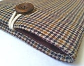 Kindle Fire Case, Kindle Paperwhite Cover, Nexus 7, Nook Color Tablet Sleeve Unisex Houndstooth Case