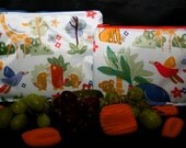 Jungle Jam Safari Lunch zipper bag set 1 Sandwich 1 snack