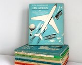 60s French children book- Je me renseigne sur les avions