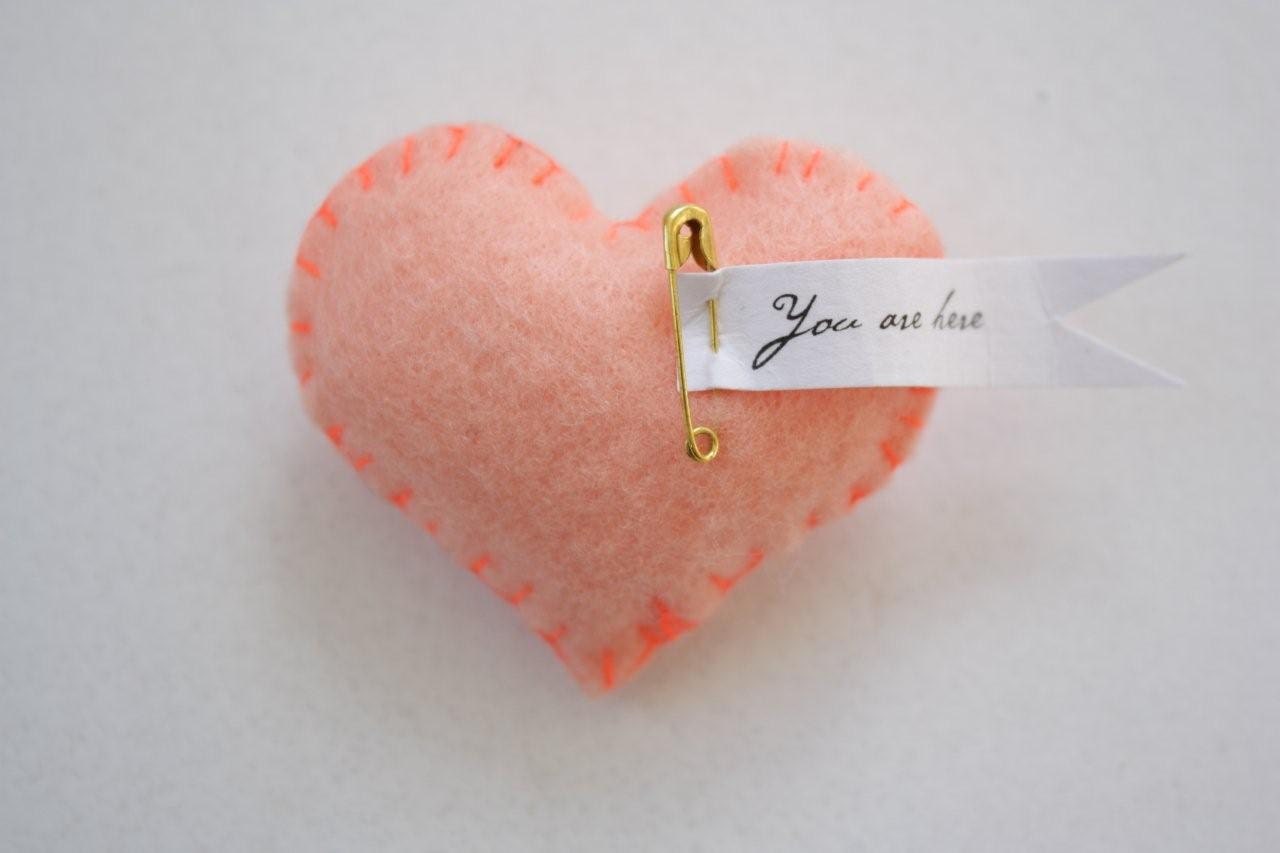 The Puffy Heart - Peach or White