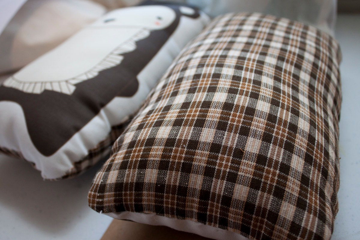 SALE: Handmade Bear Pillow, Bear Toy, Stuffed Animal, Baby Toy, Baby Bear Pillow