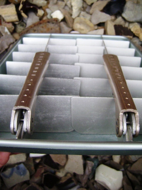 Vintage Ice Cube Tray, Frigidaire Quickube Double, Aluminum, Mad Men, On The Rocks, Retro, Mid Century, Cocktails, Double Levers