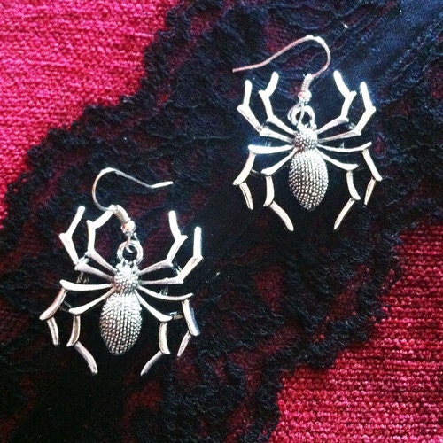 Eight Legged Freak Spider Earrings
