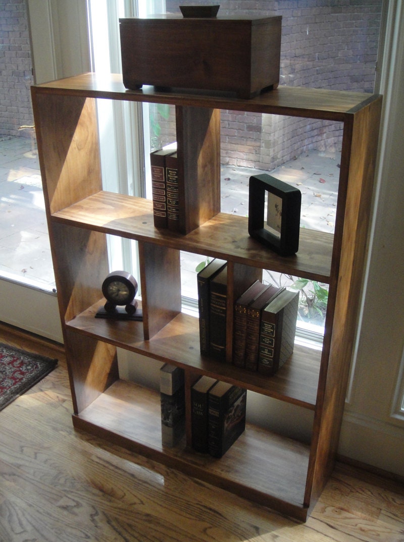 mr2 32" Wide Custom Hand Crafted Open Back Bookcase Made From Select Grade Pine