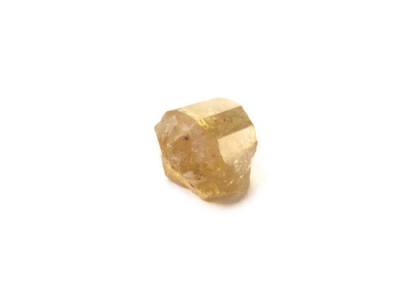 Rough Yellow Apatite Crystal w/ Case, Natural Apatite Gemstone From Durango, Mexico, Metaphysical, Reiki, Gemmy, 5.5 gr