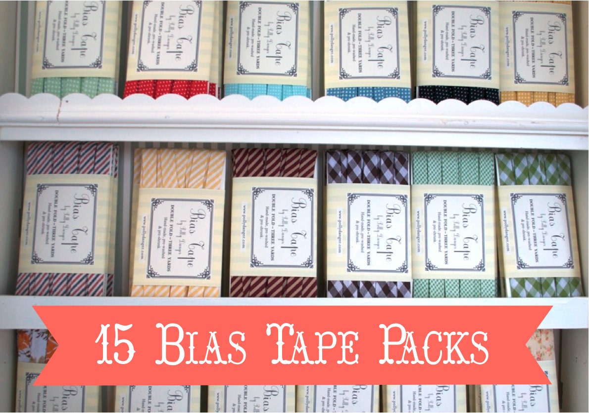 15 Pack Bias Tape Sampler- Wholesale Bias Tape