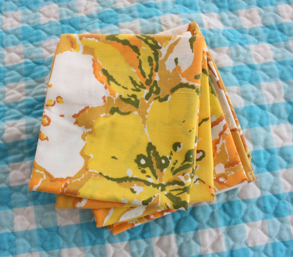 Fine Little Fat Quarter ----- Vintage Sheet
