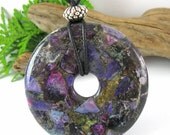 Sugar Plum Nursing Necklace - Grass Flower Jasper and Pyrite - Nursing Breastfeeding Necklace
