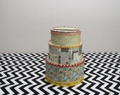 Circus or Carnival Wedding Card Cake