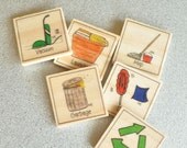 CLEANING UP Chore Chart Magnet Set