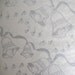 vintage christmas wrapping paper, holiday gift wrap, christmas paper, silver bells and angels,